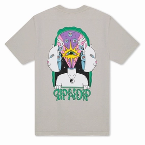 Soft and Lightweight RIPNDIP Mind Games T-Shirt - Sand