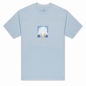 RIPNDIP Nerm In The Clouds T-Shirt - Powder Blue Picnic Urban Fashion Look