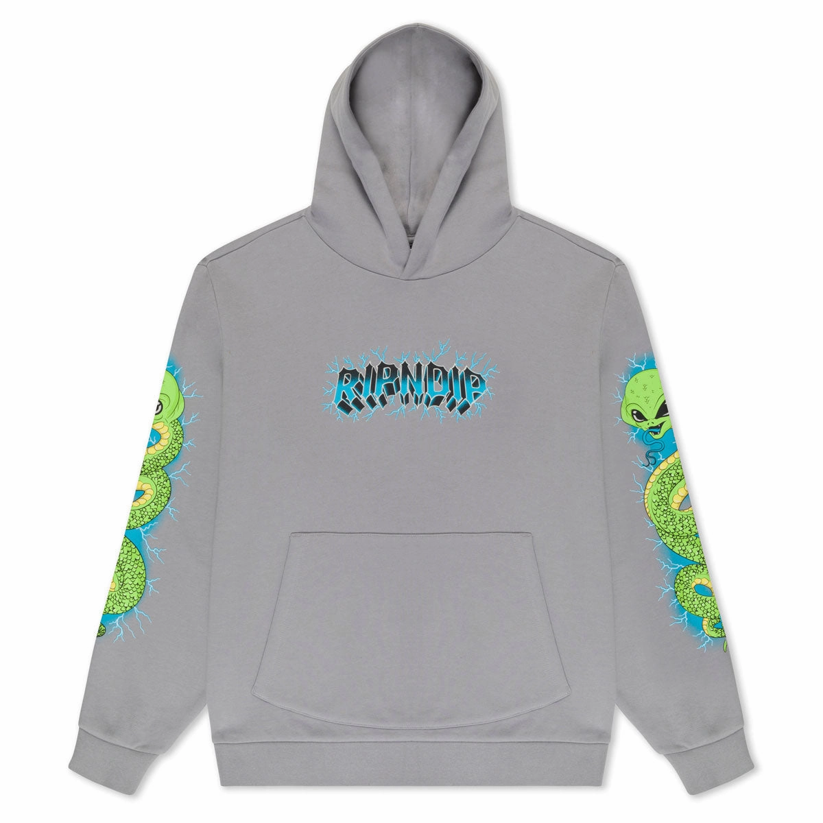 RIPNDIP Skull And Bones Hoodie - Charcoal desert exploration Flying fox like
