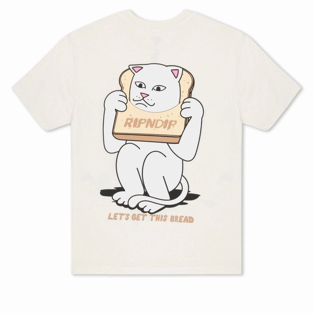 Classic Layer crew neck RIPNDIP Wonder Nerm T-Shirt - Bone