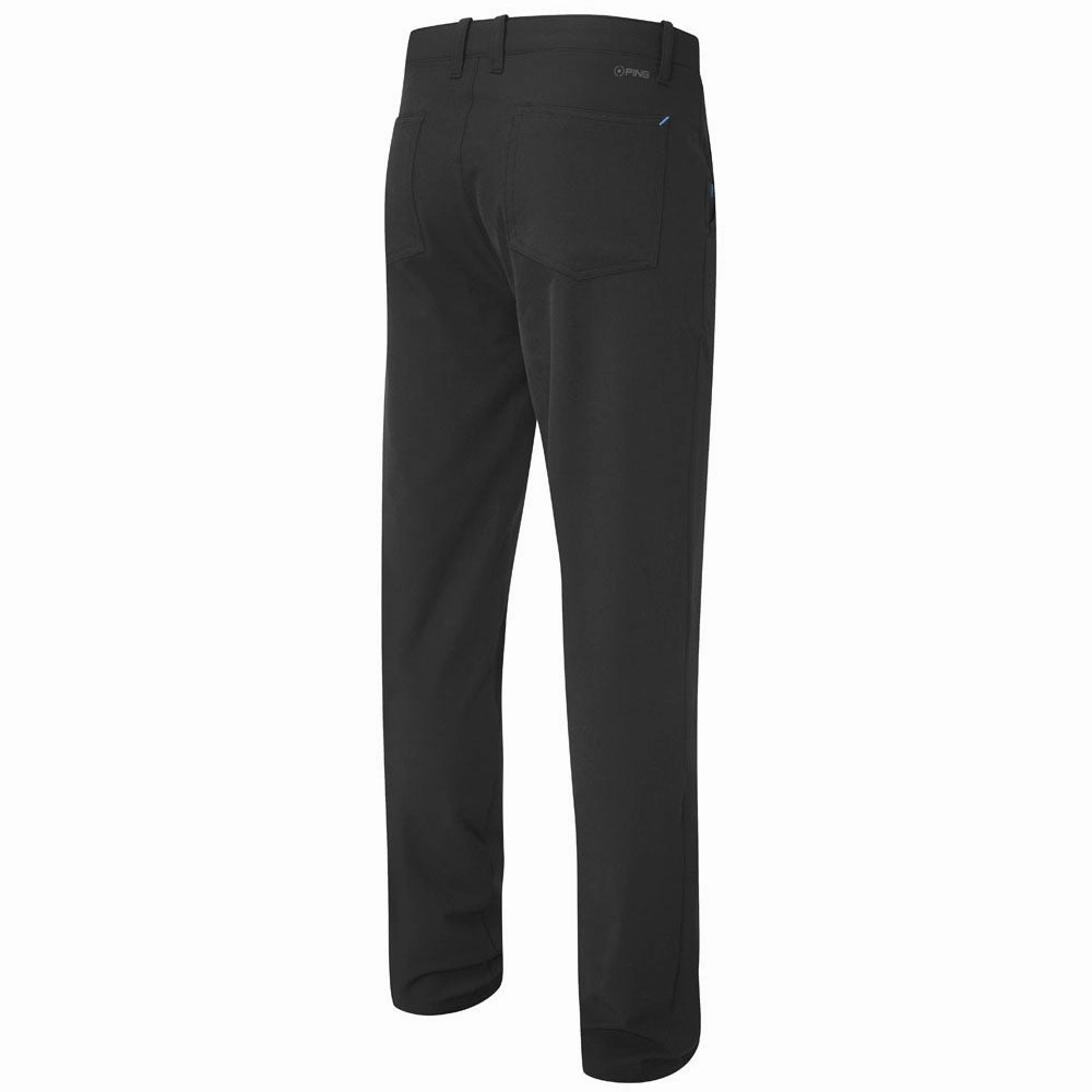 Ping Alderley Trousers - Black Non Restrictive DoubleLayeredFabric