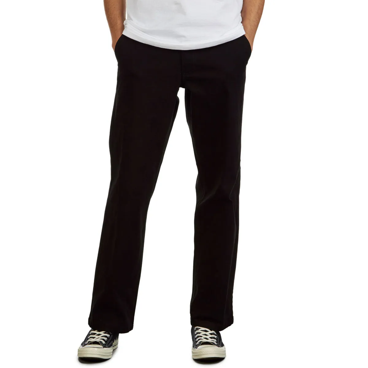 CCS Relaxed Stretch Chino Pants - Black ReinforcedPockets