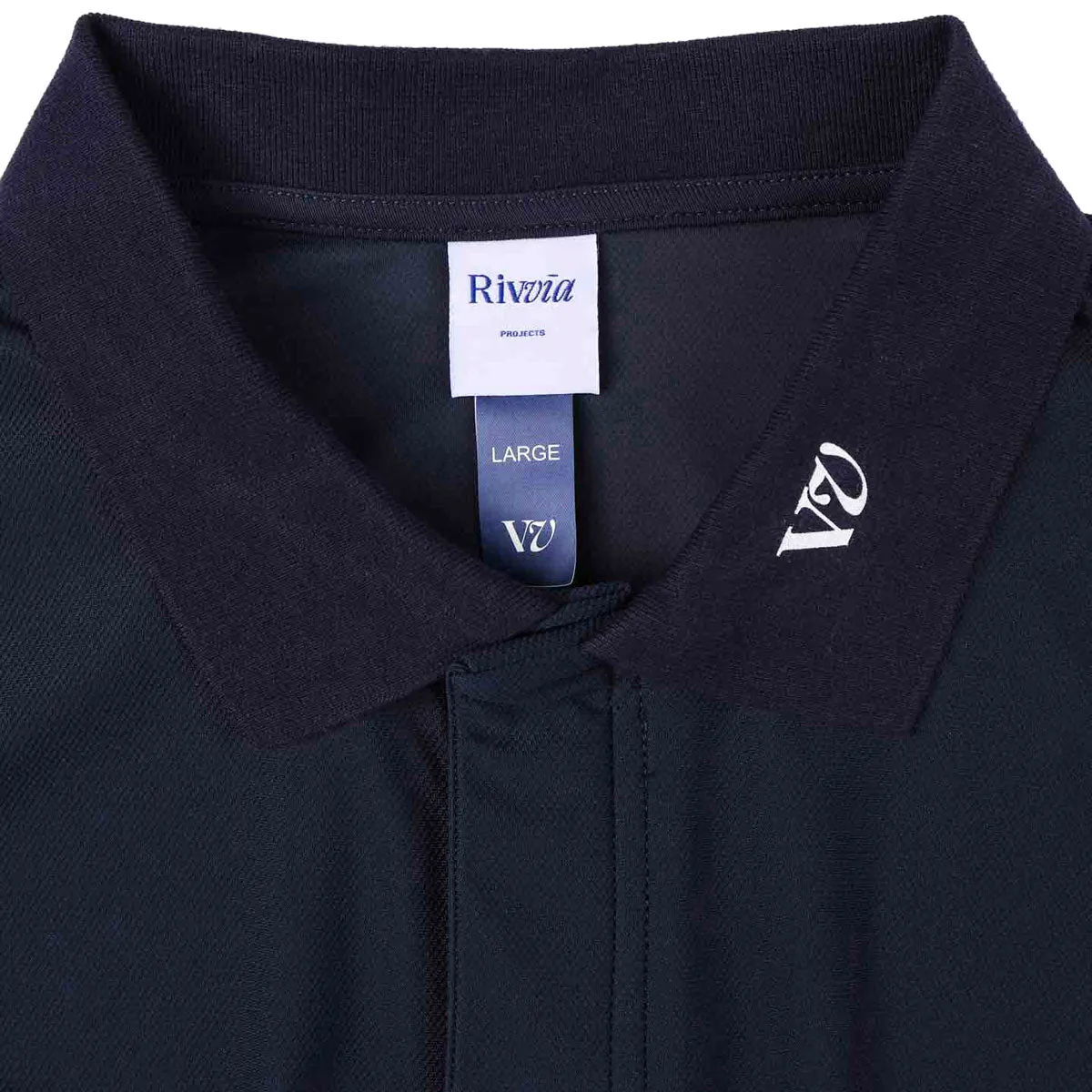 No Bulk Layering System Slim Silhouette Rivvia Class Polo Shirt - Dark Blue