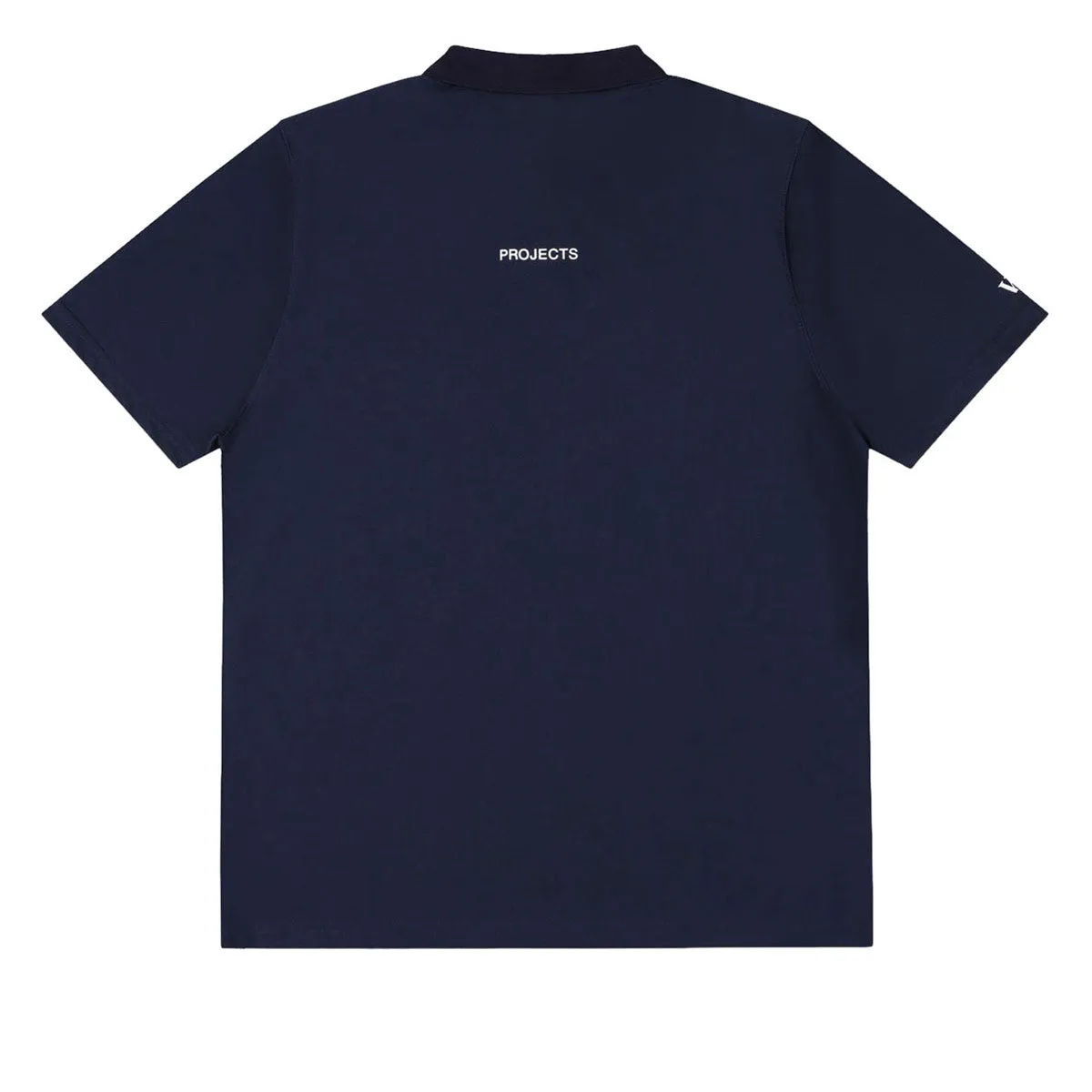 Rivvia Class Polo Shirt - Dark Blue checkered pattern