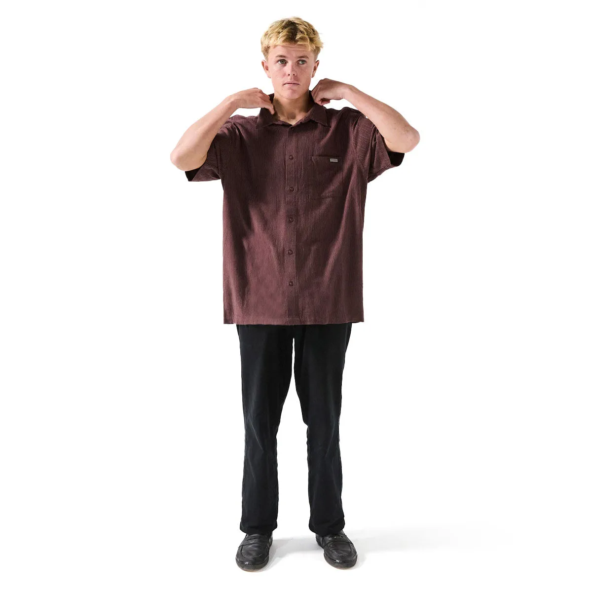 Classy Detail All-Weather Ready Rivvia Projects Shirt - Brown