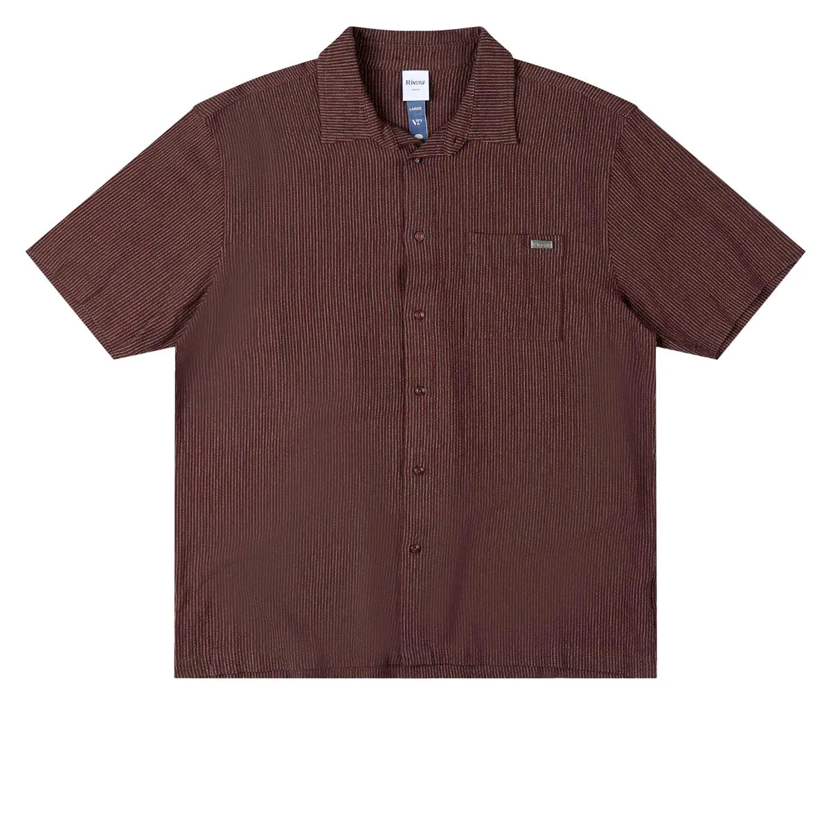 Rivvia Projects Shirt - Brown Tall Option Microfiber Material