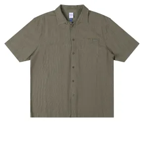 Chambray Fabric Rivvia Projects Shirt - Olive