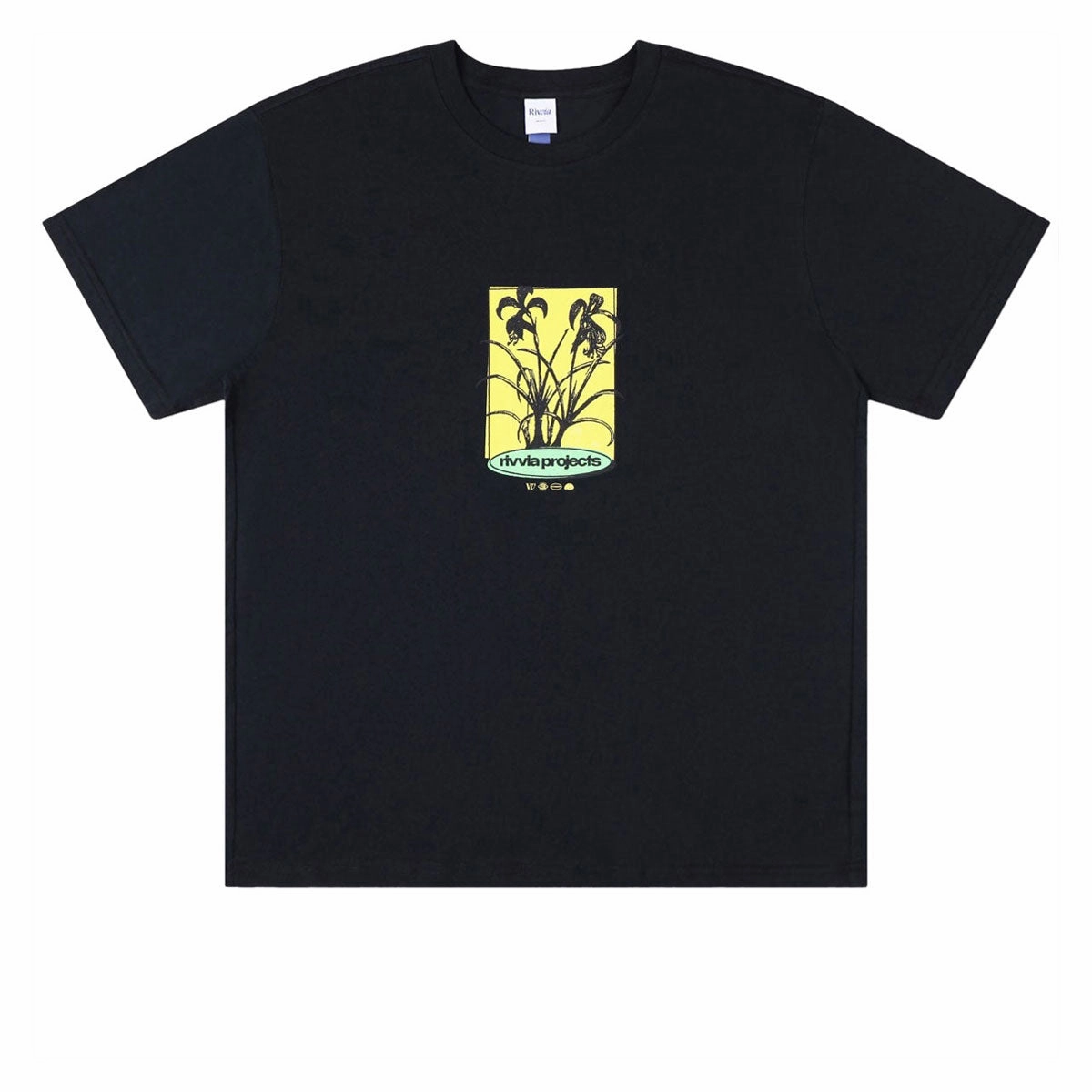 Rivvia Bloom T-Shirt - Black Sporty Style Sporty and Cool