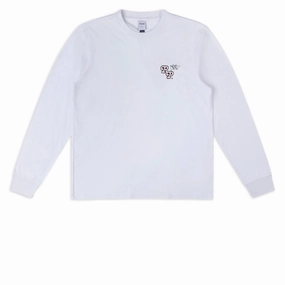 slim fit Easy-to-Match Rivvia Floral Pursuit Long Sleeve T-Shirt - White