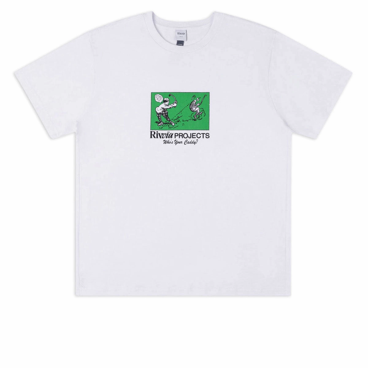Plus size clothing Rivvia Who's Your Caddy T-Shirt - White