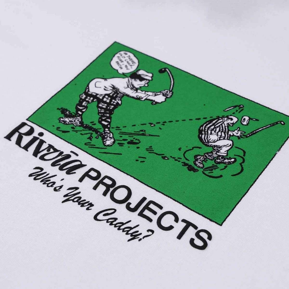 Wear Resistant Fabric Rivvia Who's Your Caddy T-Shirt - White