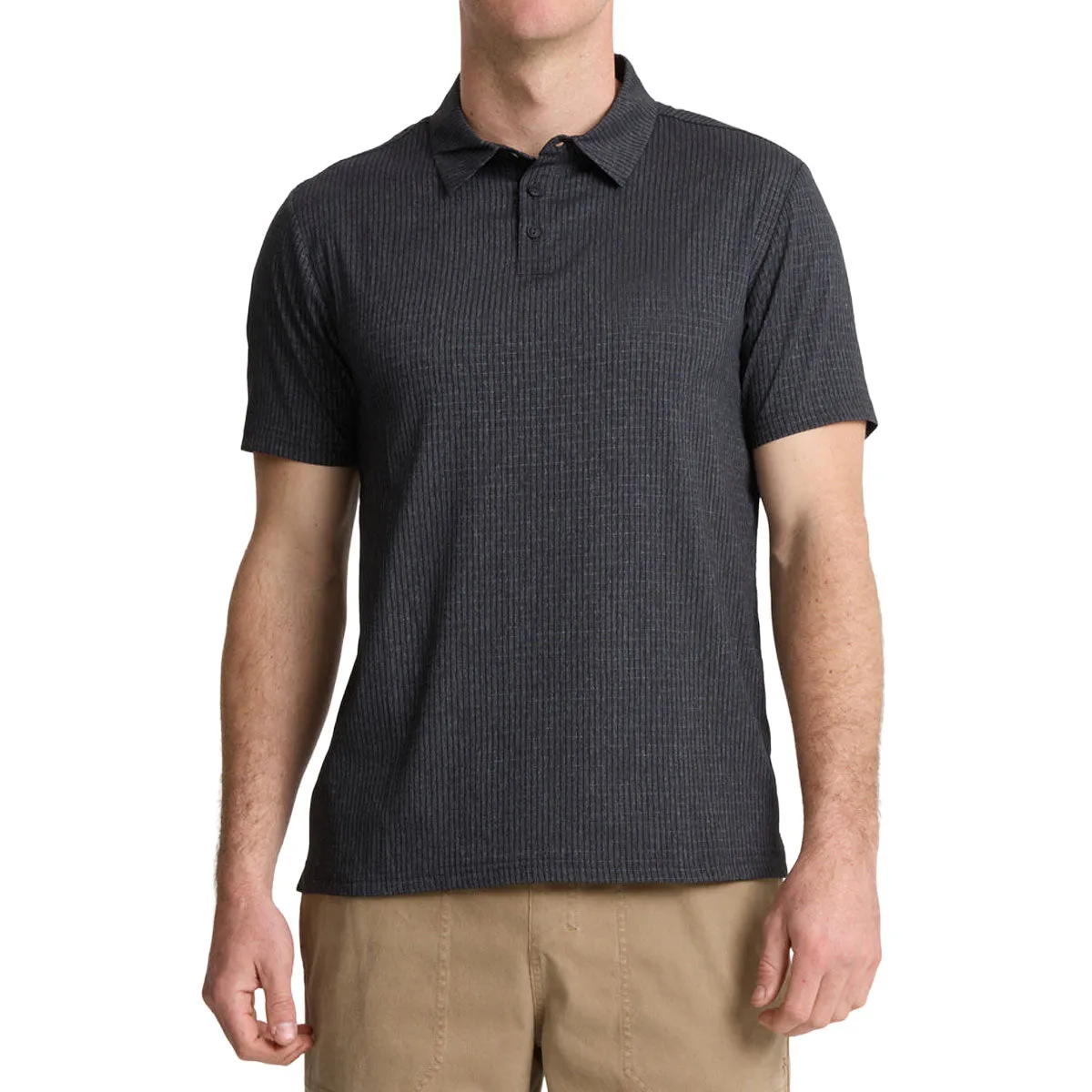 Tall Option Summer Outfit Roark Bless Up Polo Shirt - Black II
