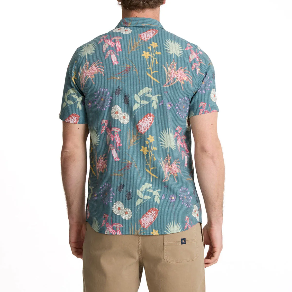 Roark Bless Up Shirt - Deep Sea Sustainable Material Lightweight Comfort