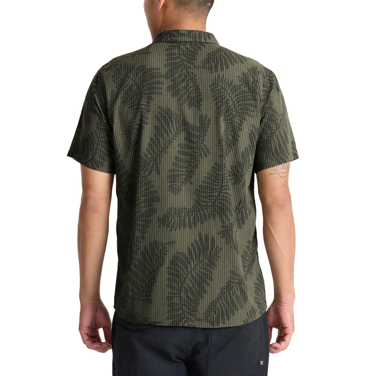 Anti Pilling Finish Vibrant color Roark Bless Up Shirt - Military Kelp