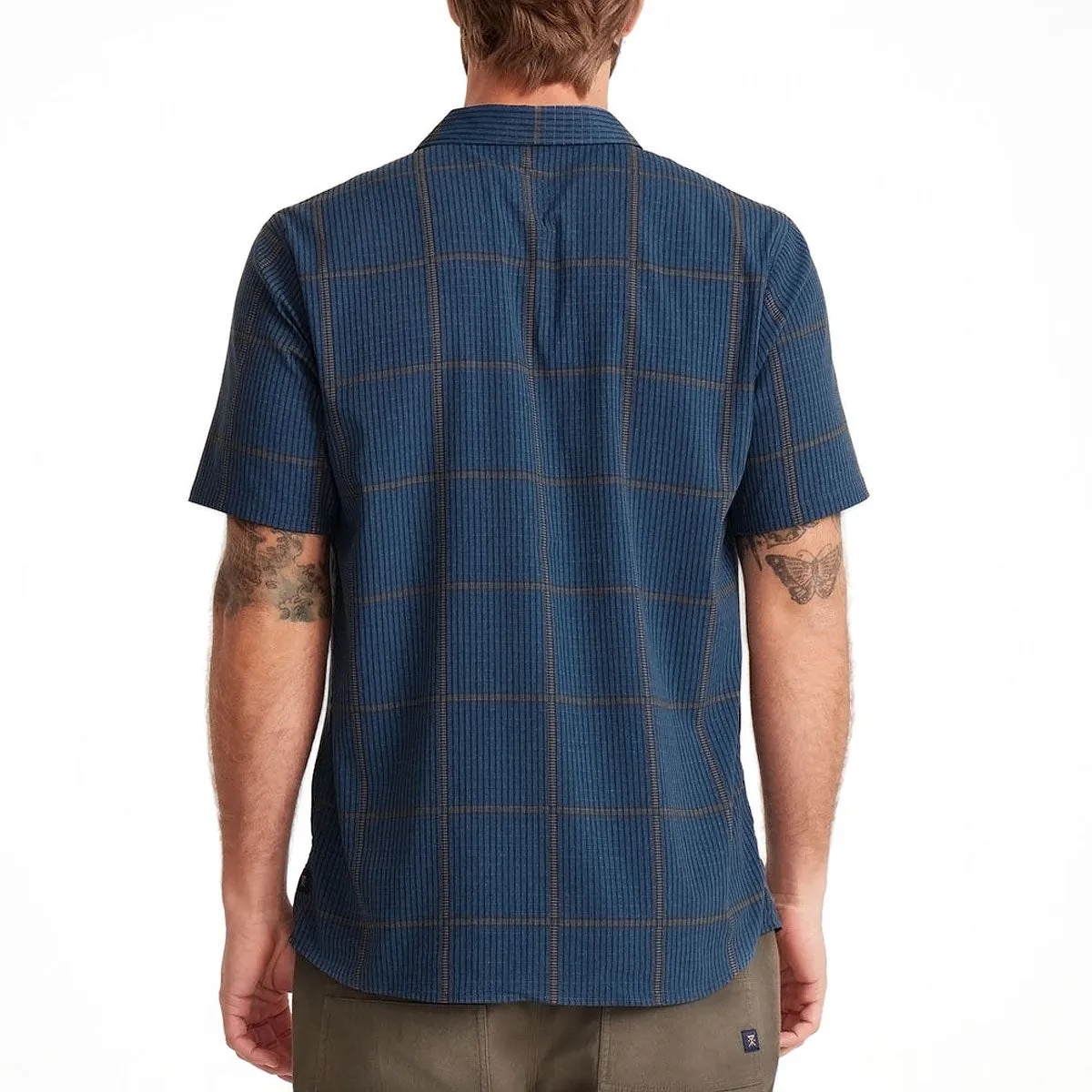 Practical Choice Classic Style Roark Bless Up Shirt - Navy Plaid