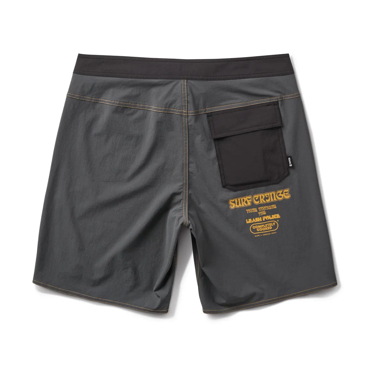 Roark Burnt Passage Boardshorts - Charcoal Stretchable Flexible Cut