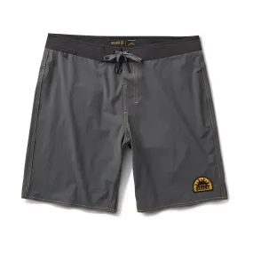 Roark Burnt Passage Boardshorts - Charcoal Minimal Look