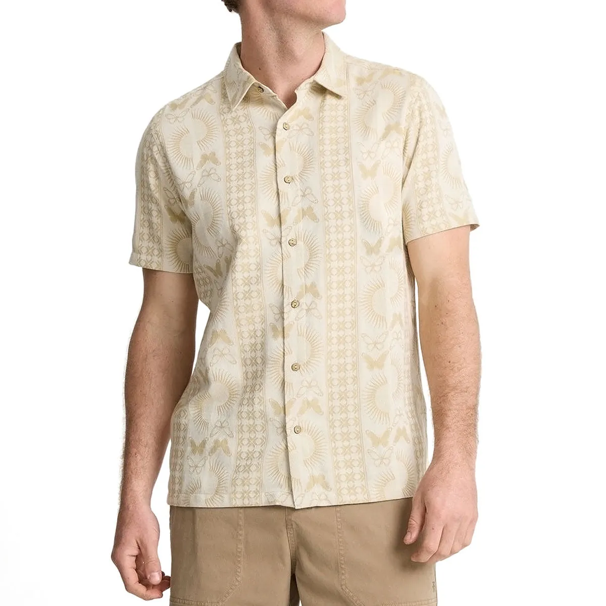 Affordable Luxury Roark Gonzo Woven Shirt - Sand