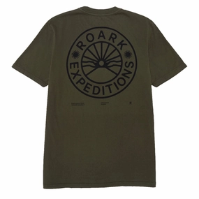 Roark Expeditions T-Shirt - Military Floral Print Comfy Casual Wear