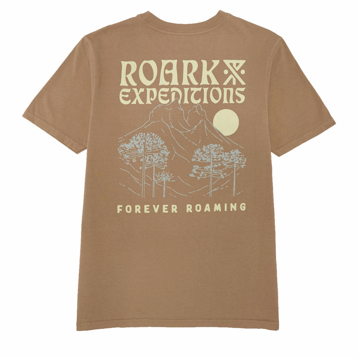 Roark Forever Roaming T-Shirt - Khaki Casual Chic Look Anti Pilling Fabric