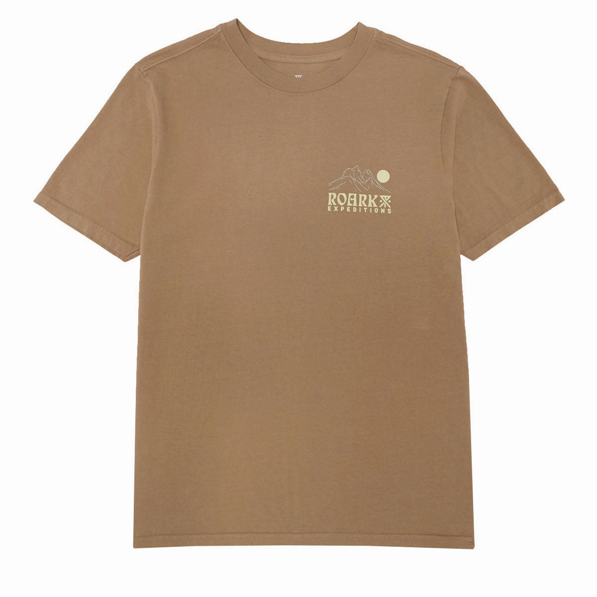 Roark Forever Roaming T-Shirt - Khaki Smooth Jersey Texture
