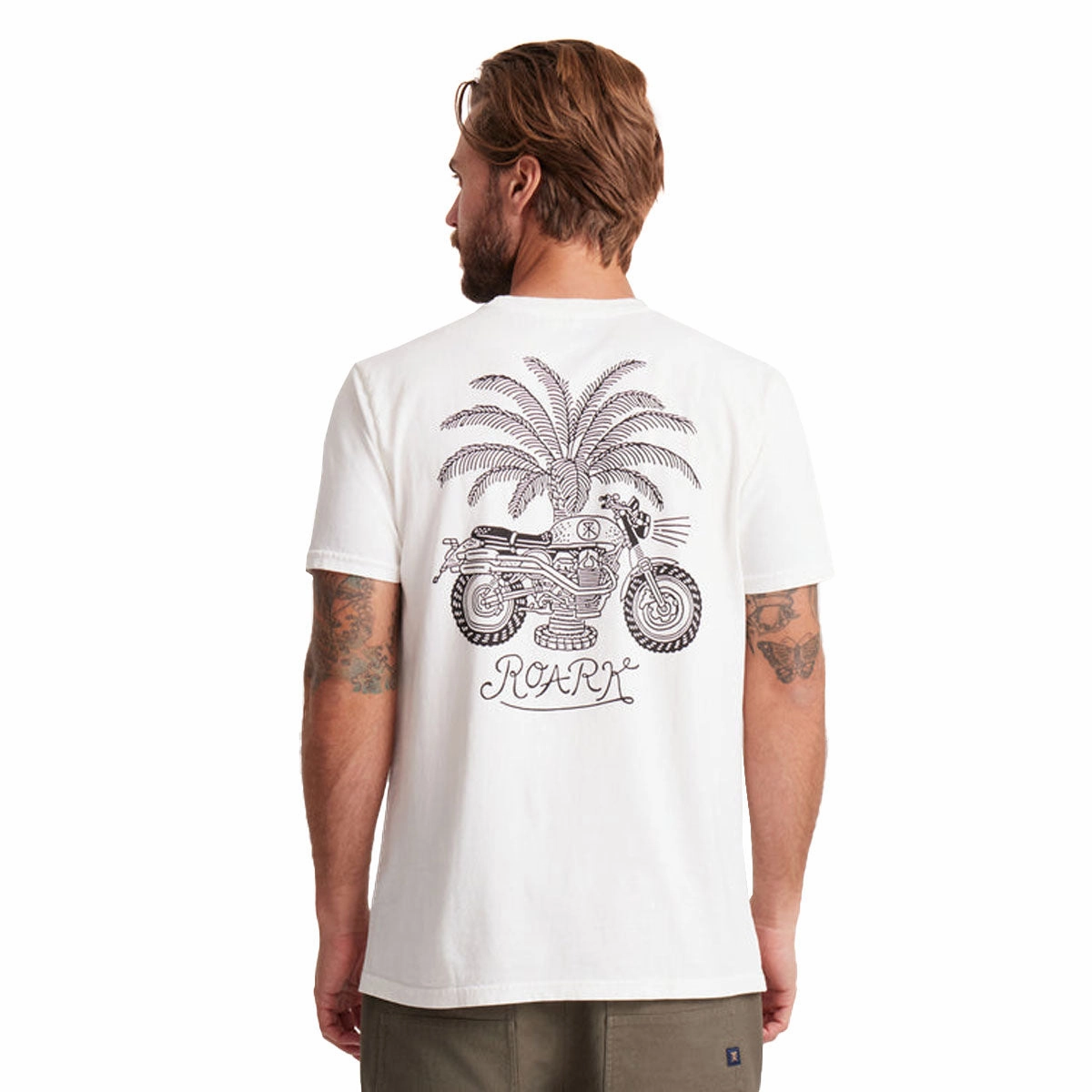 Fashion Comfort Roark Moto T-Shirt - Off White