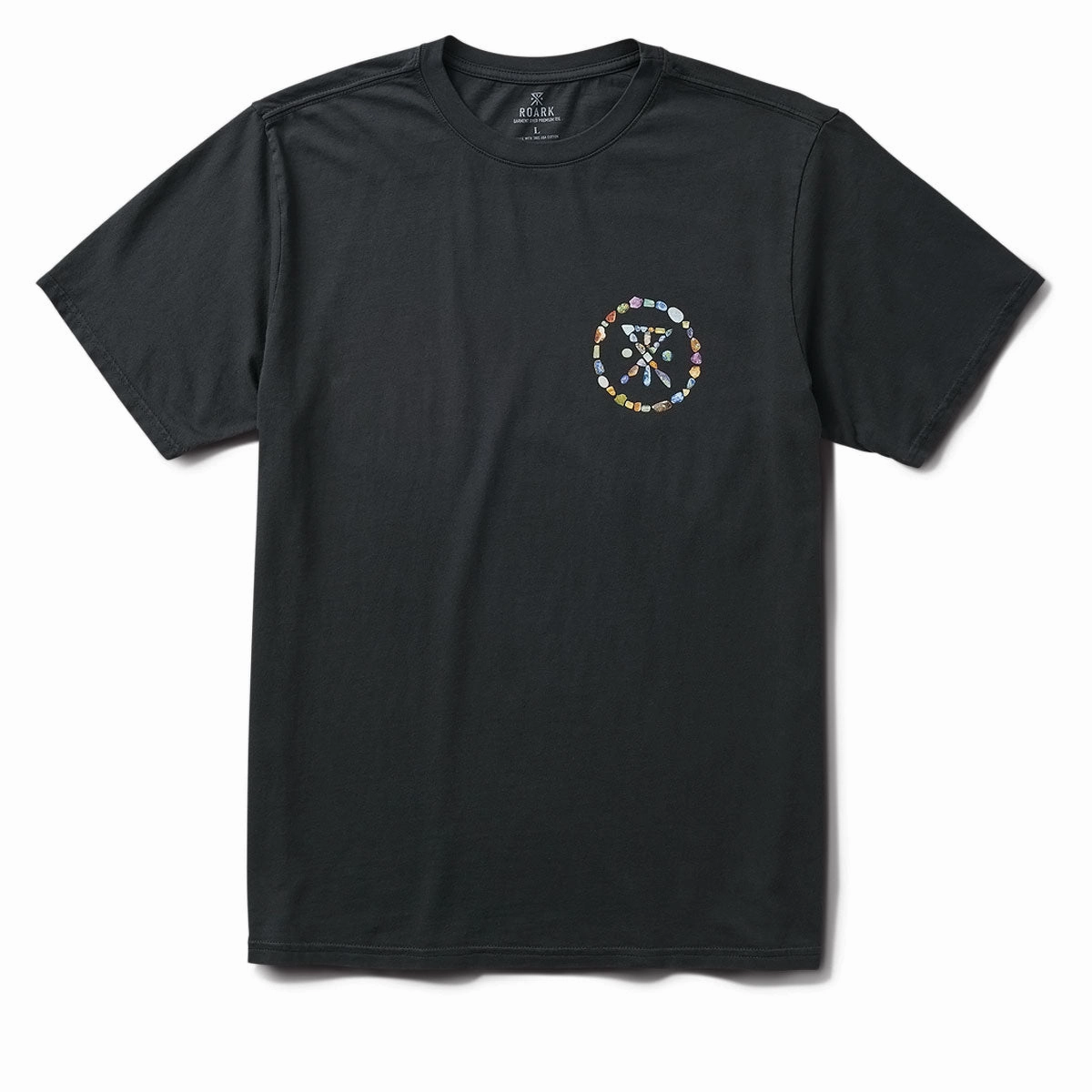 Roark Opal Palm T-Shirt - Black Workout