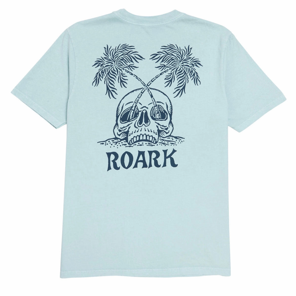Roark Permanent Vacation T-Shirt - Dusty Blue Bold Look