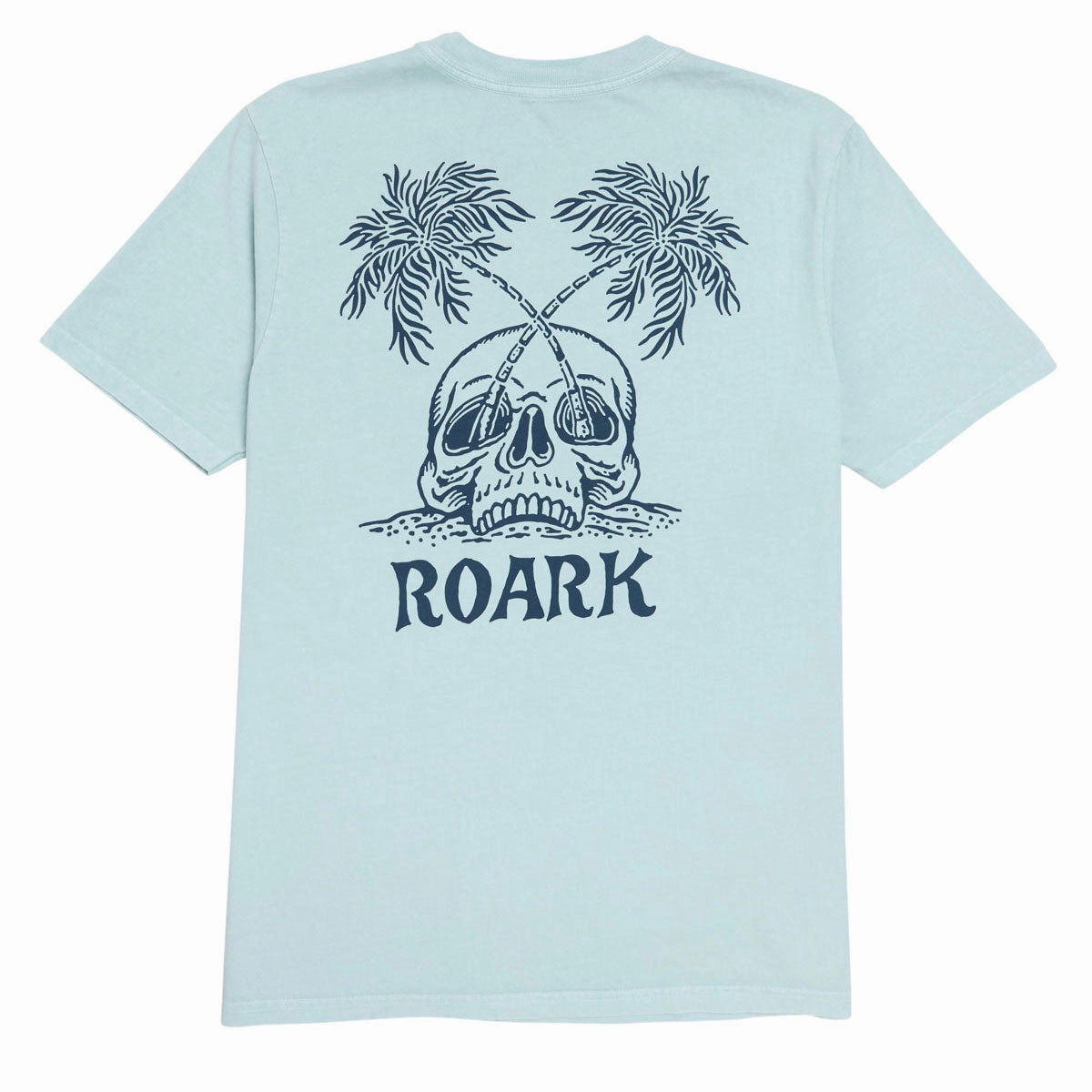 Cool and Comfortable Minimal Comfort Wear Roark Permanent Vacation T-Shirt - Dusty Blue