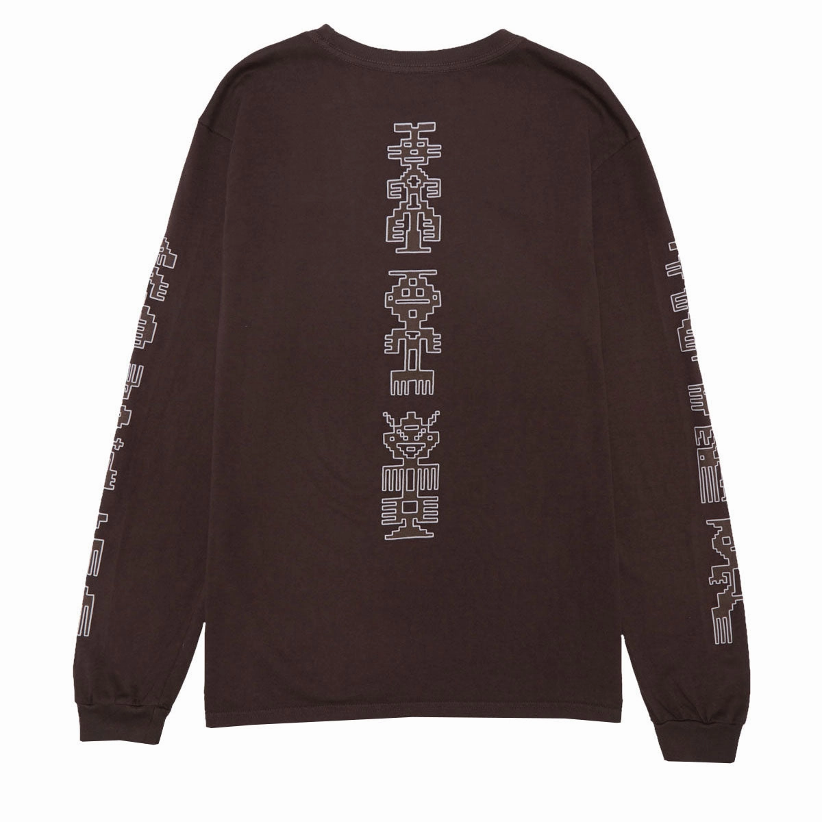 Roark Tomas Long Sleeve T-Shirt - Dark Brown TearResistant Fabric