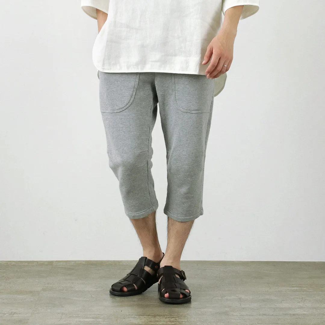 ROCOCO / Loopwheel knit sweatshirt cropped trousers swimming suit alternative Trendy Look