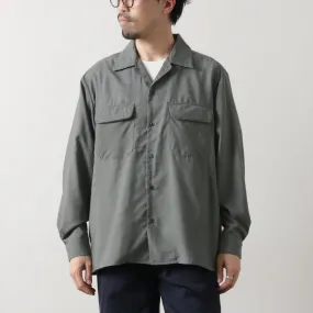 ROCOCO / Tropical Wool Open Collar Shirt Unisex Option