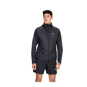 NonChafing Seam Placement Waterproof Material Ronhill Men's Tech All-Terrain Jacket in All Black SS25