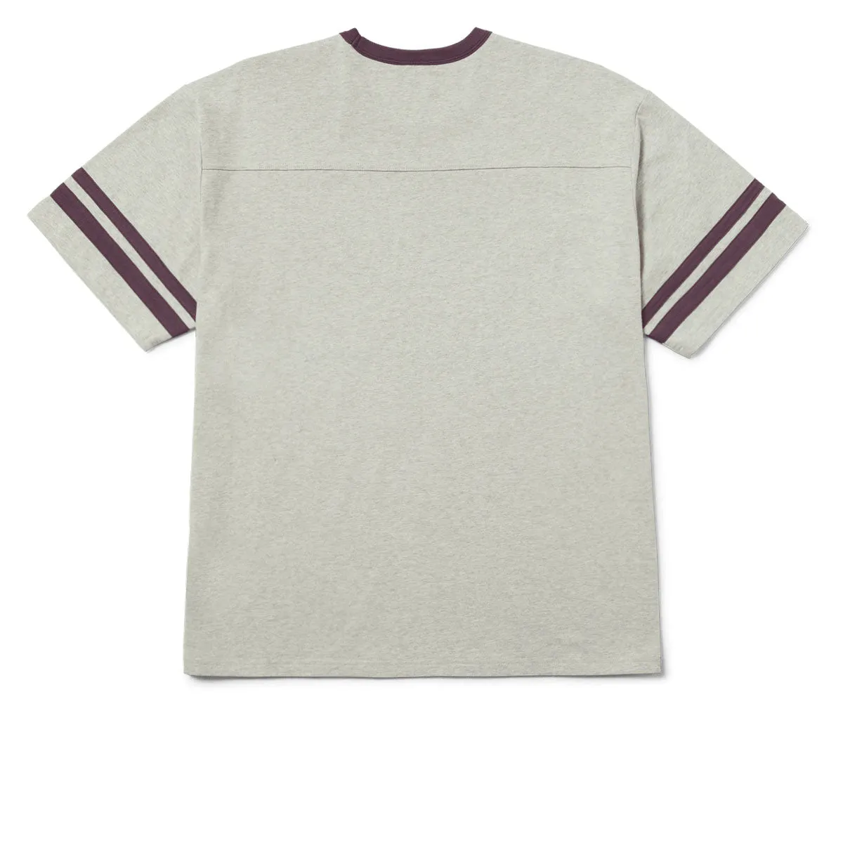 HUF Ives Football Jersey - Heather Grey Vintage Wash