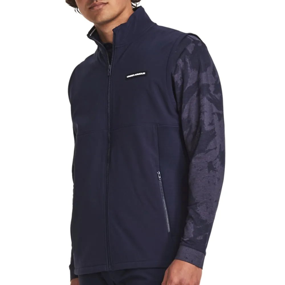 Under Armour Storm Daytona Vest - Midnight Navy with hoods Fashionable Style