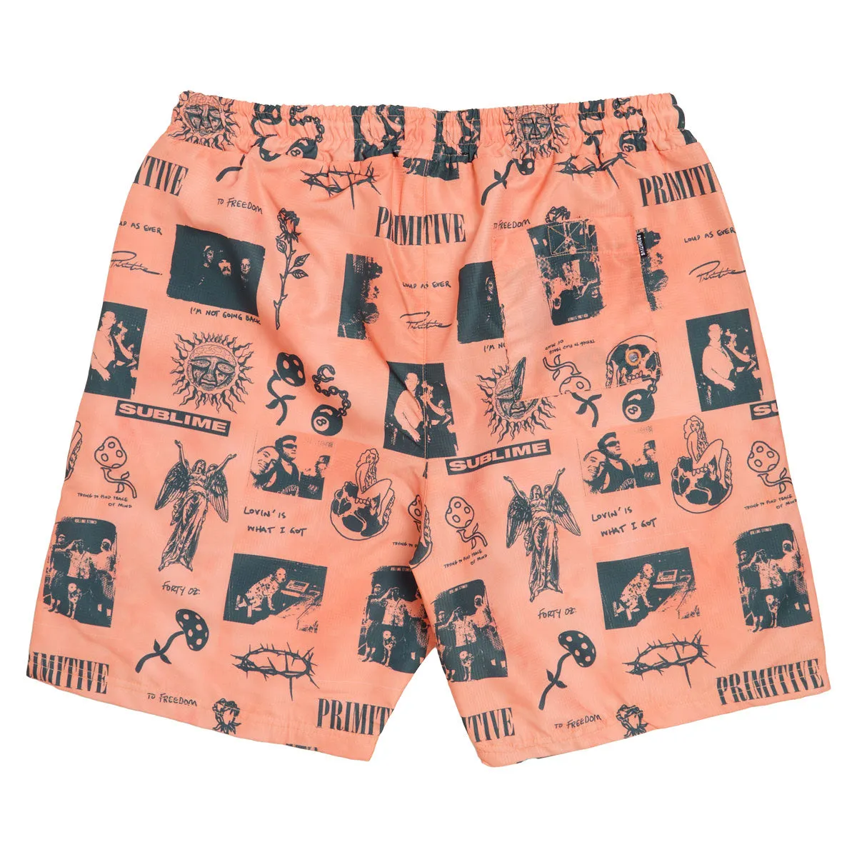 Underwear Primitive x Sublime Boardwalk Shorts - Coral