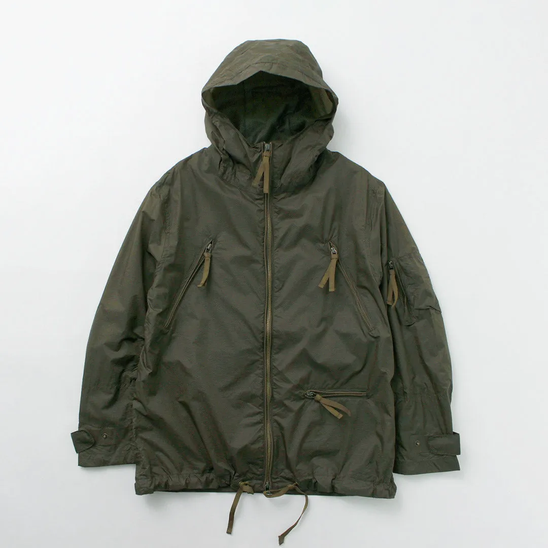 DIP/DZT / 2 Layer Hooded Coat wrinkle free finish