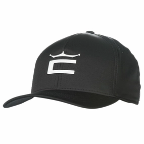Cobra Tour Crown 110 Snapback Cap - Black/White Relax Combo Smart Daywear