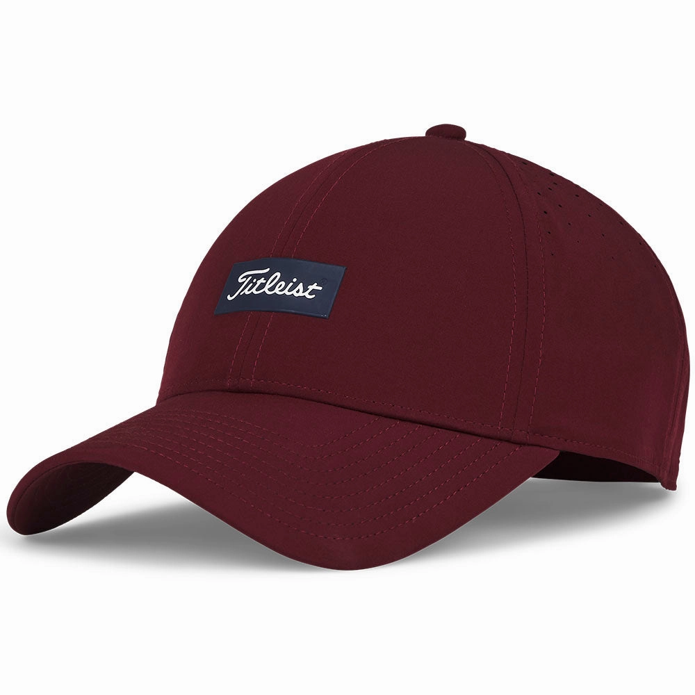 Press Conference Outfit Magnetic Fastening Titleist Charleston Breezer Cap - Burgundy/Navy/White