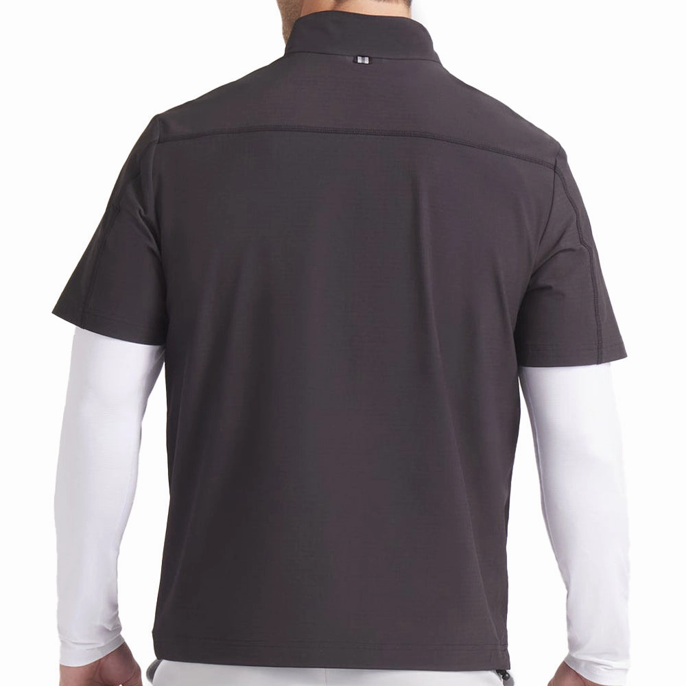 Striped group wear Puma Ripguard Short Sleeve Pullover - Puma Black