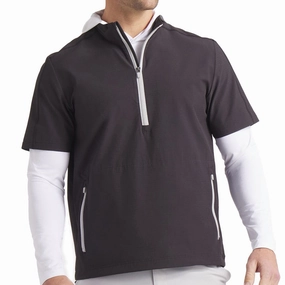 Puma Ripguard Short Sleeve Pullover - Puma Black Athletic Hoodie simple design