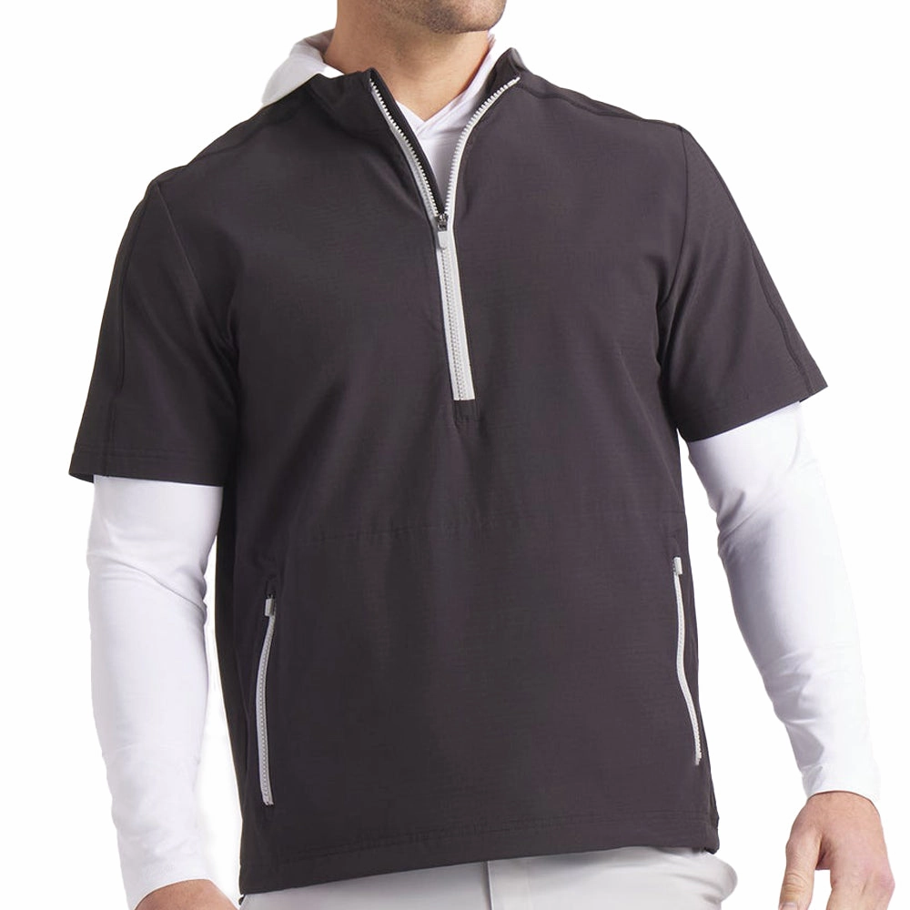 Puma Ripguard Short Sleeve Pullover - Puma Black Athletic Hoodie simple design