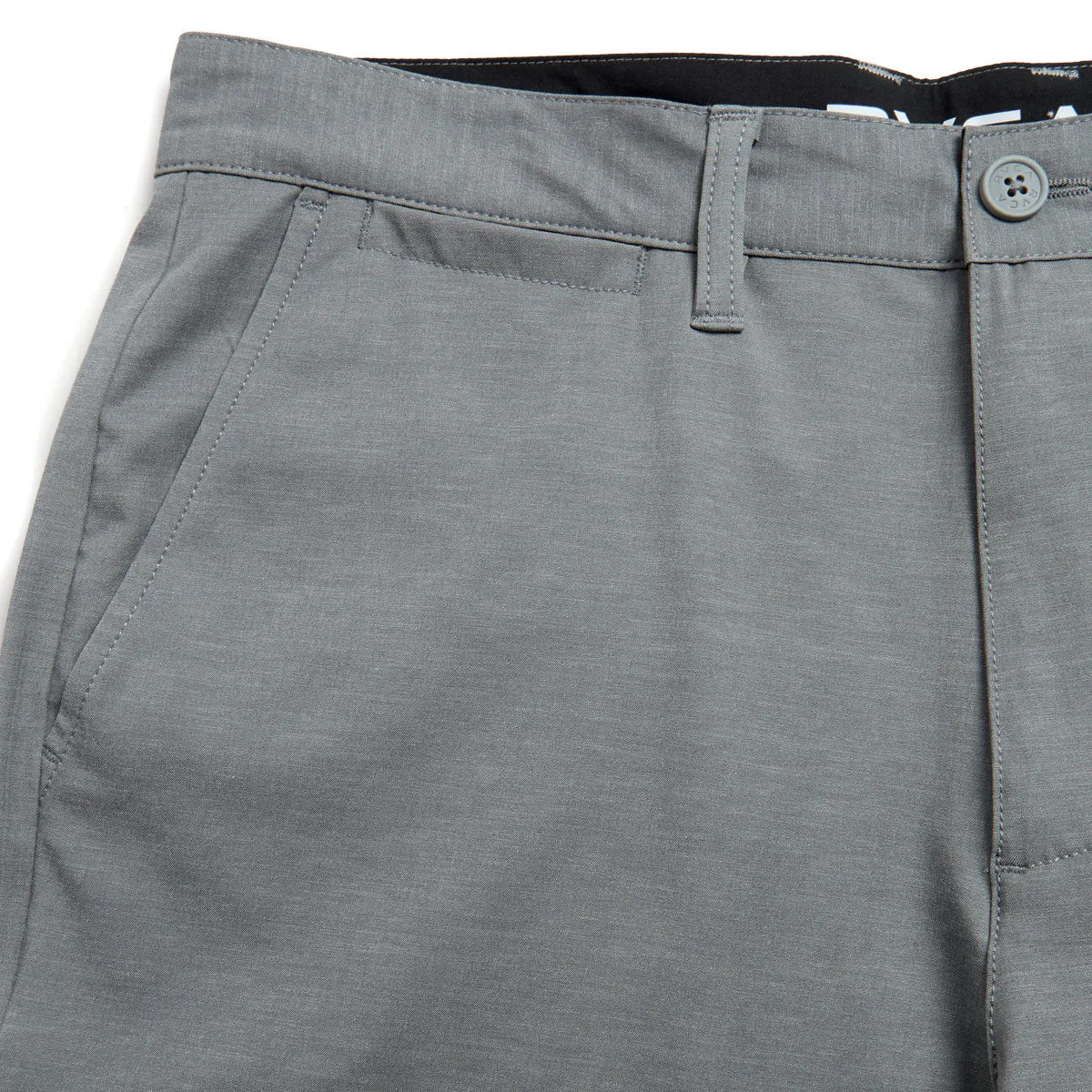 Airy Design Odor Resistant Treatment RVCA Back In Hybrid Shorts - Athletic Heather