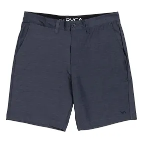 RVCA Back In Hybrid Shorts - Denim Heather Soft Waist