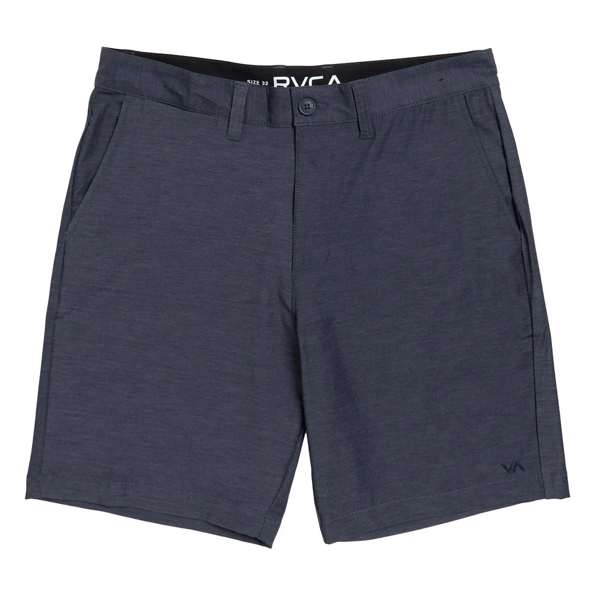 RVCA Back In Hybrid Shorts - Denim Heather Soft Waist