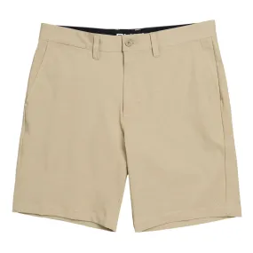 RVCA Back In Hybrid Shorts - Khaki muted colors