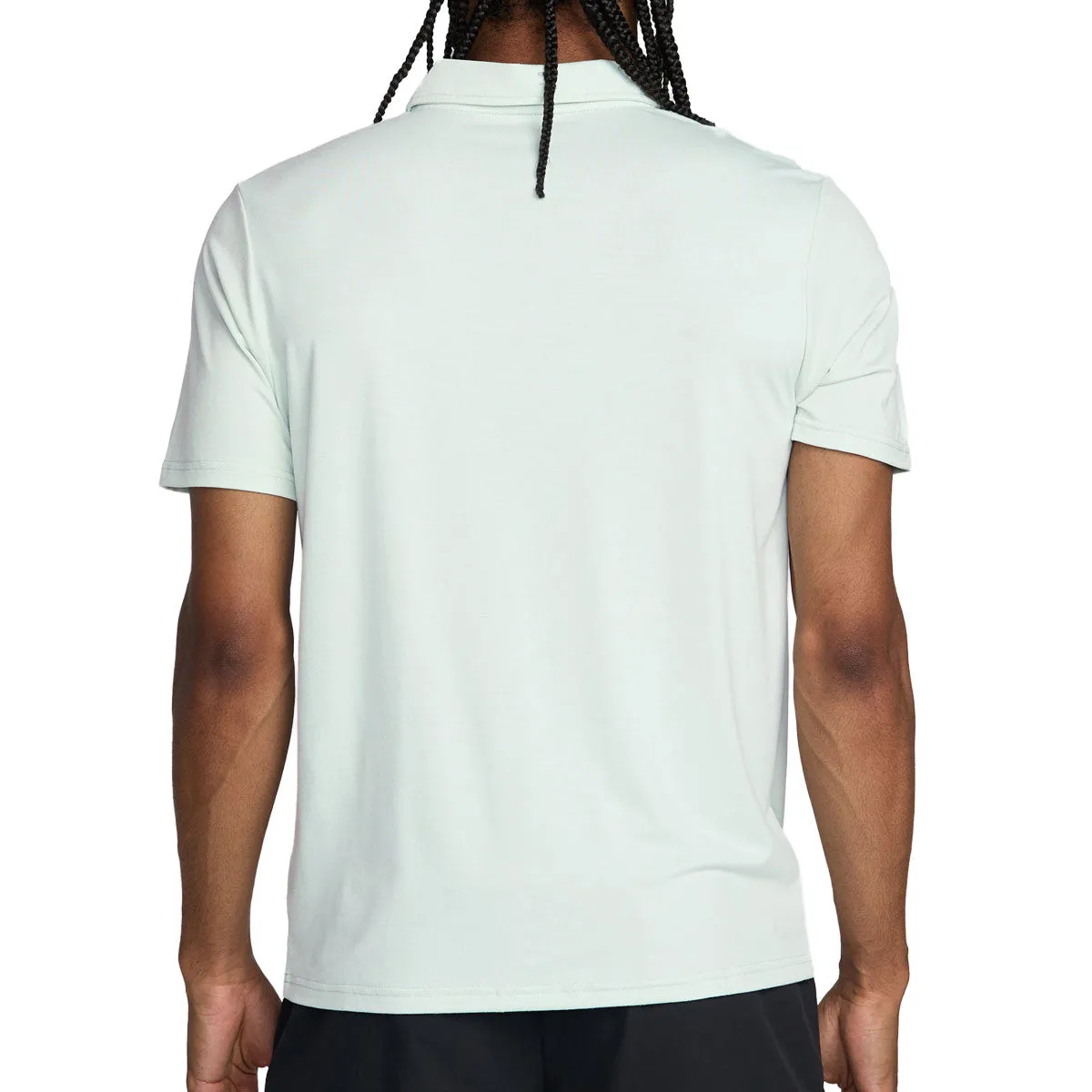 Split hem RVCA Balance Polo Shirt - Green Tea
