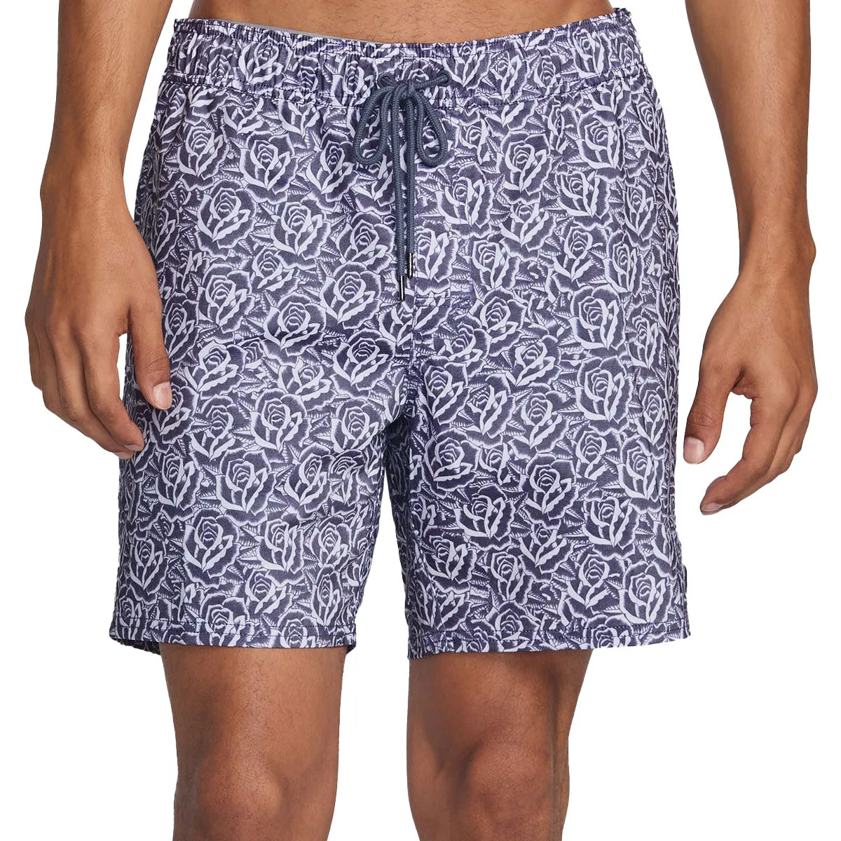 Basketball shorts RVCA Barba Roses Elastic 17 Shorts - Light Blue