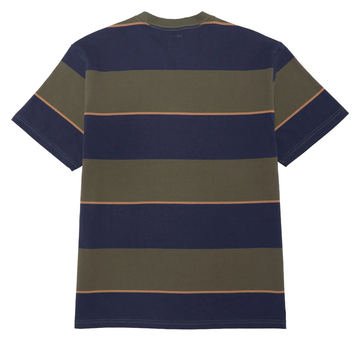 Structured Collar RVCA Dayshift Stripe Shirt - Moody Blue