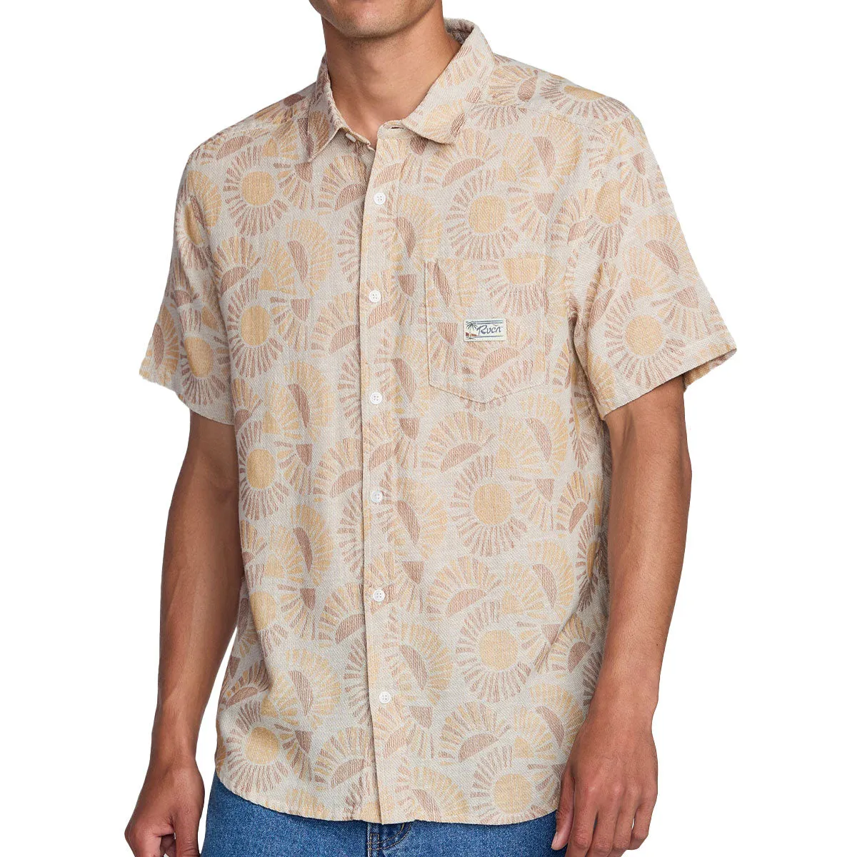 RVCA Exotica II Shirt - Natural Smart Look